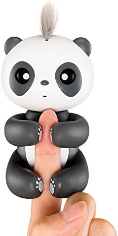 HAPPY PANDA - Finger Panda - Electronic Interactive Toy- Smart Pet Toys - Kids Christmas Gift-Not Finger Baby Monkey (Black)