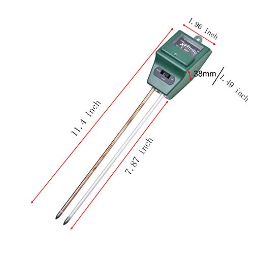 LEBERY Soil Moisture Meter, Soil pH Meter, Soil Test Kit, Plant Moisture Meter, Plant Water