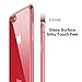 RANVOO iPhone 8 Case, iPhone 7 Case,Clear Thin Slim Soft Silicone Bumper Case Transparent Hard Protective 9H Tempered Glass Shockproof Cover-Clear