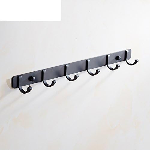 Space aluminum hook/ black and Tan coat hook/row hook/Black hangers/Wall hanging hooks-C