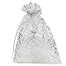 ANSLEY SHOP 100pcs 4x6 Inches Drawstrings Organza Gift Candy Bags Wedding Favors Bags