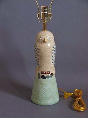 A true porcelain Owl Lamp Base, includes an 8" harp. Has a 9' 6" cord, and has a three way socket. Add a touch of handcrafted class to your home, perfect for reading.
