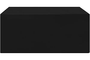 Hiasan Black Fitted Table Cloth 1 Pack, 72 x 30 Inch Rectangle Tablecloths for 6 Foot Tables, Water Resistant Washable Fabric