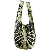 BTP! Tie Dye Sling Crossbody Shoulder Bag Purse Hippie Hobo Cotton Bohemian Colorful Firework