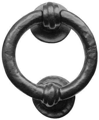 Frelan Hardware Iron Black Antique Ring Door Knocker 102mm Amazon Co Uk Diy Tools