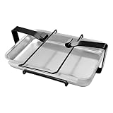 Stanbroil Aluminum Gas Grill Catch Pan and Holder/Grease Collection Pan for Genesis 1000-5500, Genesis Silver/Gold/Platinum, Genesis II Series, Platinum I/II, and Summit Grills