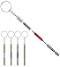 Mini Glasses Screwdriver Keychain Set (5 pack) 5-in-1 Function Screwdriver Eyeglass Repair Kit for Glasses, Sunglasses, Watch, Toy Batteries