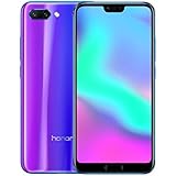 Huawei Honor 10-128GB, Dual Camera 24MP+16MP, 4GB RAM, LTE Factory Unlocked Smartphone - International Version (Blue)