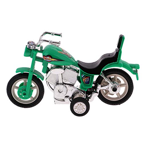 B Blesiya 5 Pieces Mini Plastic Pull Back Motorcycle Toys for Kids Boys and Girls Gift