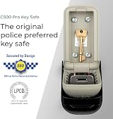 KeySafe Key Safe C500 Pro – Mechanical Wall Mounted Outdoor Safe Box view 2