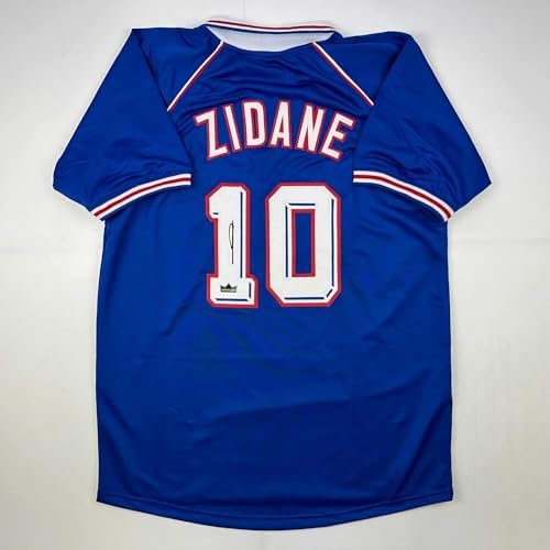 Amazon.com: France Zidane #10 Retro Men's Soccer Jersey Fan