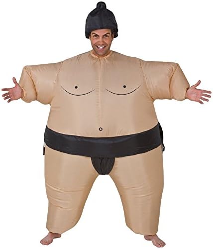 Japan Wrestling Sumo Fat Suits Blow Up Fancy Dress Inflatable Adult Costume