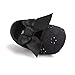 Baby Girls Princess Bowknot Soft Sole Cloth Crib Shoes Sneaker Black, 6-12 Months