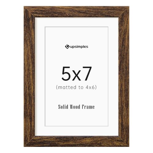 upsimples 5x7 Picture Frame Walnut
