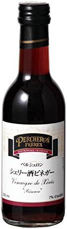 Amazon Percheron シェリー酒ビネガー 250ｍｌ 6本ケース販売 6 Percheron Vinegar De Cherry 酢 ビネガー 通販