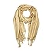 PASKMLNA Beautiful Solid Colors Luxurious Pashmina Scarf (XW-29champagne)