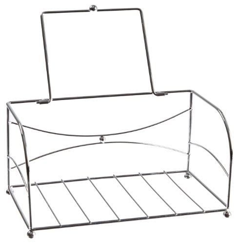 Hoffmaster BSK2101 Chrome Guest Towel Holder, 9-1/4" Length x 5" Width x 4-3/4" Height - Thumbnail 2