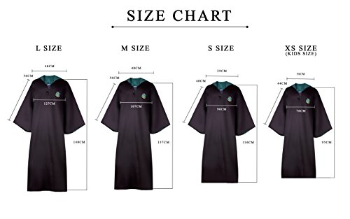 Harry Potter Robe  - Slytherin Wizard Robe - Size SMALL - Cinereplicas