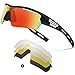 Torege Polarized Sports Sunglasses for Men Women Cycling Running Driving Fishing Golf Baseball Glasses EMS-TR90 Unbreakable Frame TR033