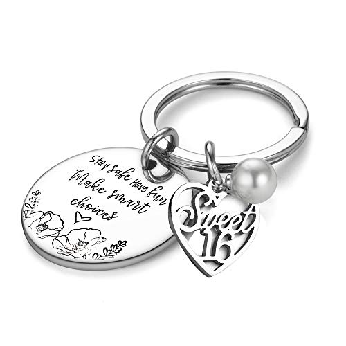Stay Safe Have Fun Make Good Choices Sweet 16 Years Old Girl Gifts for
