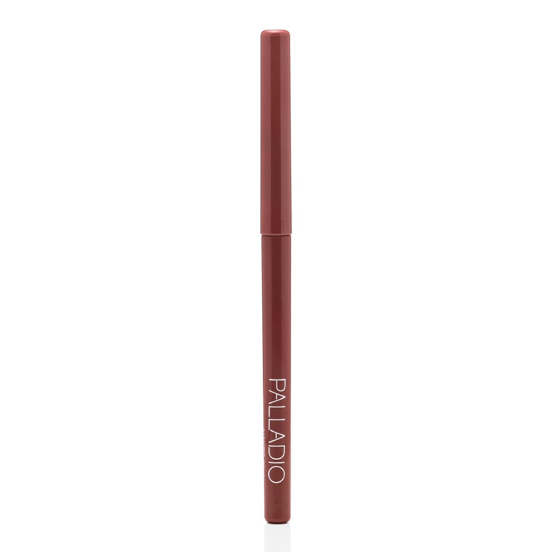 Palladio Retractable Waterproof Lip Liner High Pigmented and Creamy Color Slim Twist Up Smudge Proof Formula with Long Lasting All Day Wear No Sharpener Required, Naked