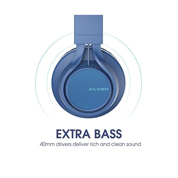 AILIHEN-C8-Upgraded-Headphones-with-Microphone-and-Volume-Control-Folding-Lightweight-Headset-for-Cellphones-Tablets-Smartphones-Computer-PC-Mp34-Indigo Ailihen C8 (Upgraded) Headphones with Microphone and Volume Control Folding Lightweight Headset for Cellphones Tablets…