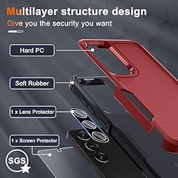 for Samsung Galaxy S24 Case, Full Body Heavy Duty