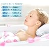 Idle-Hippo-Non-Slip-Bath-Pillow-Luxury-Spa-Bathtub-Cushion-Headrest-Neck-Back-Support-Quick-Drying-Air-Mesh-Bath-Pillow-with-4-Large-Suction-Cups-Machine-Washable Idle Hippo Non Slip Bath Pillow, Luxury Spa Bathtub Cushion Headrest, Neck & Back Support, Quick Drying Ergonomic Air…