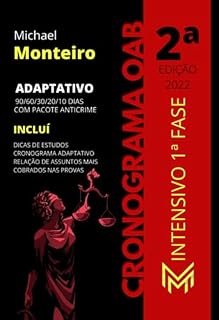 Livro Cronograma Oab 1ª Fase