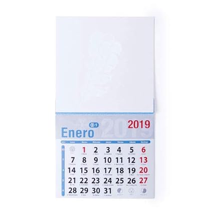 Lote de 100 Calendarios 2019 Imán Nevera/Frigorífico de Cartón ...