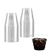 200 Clear Hard Plastic Cups | 9 oz. Fancy Disposable Heavy Duty Tumblers (200 Piece Bulk Party Pack) by Bloomingoods