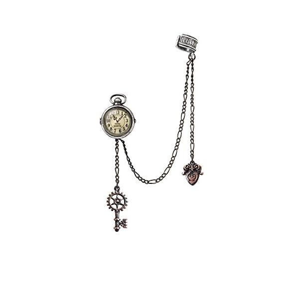 Alchemy of England Steampunk Uncle Albert's Timepiece Ear Cuff Earring
