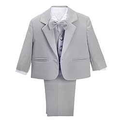 Dressy Daisy Kids Boy' 5 Pcs Set Formal Tuxedo