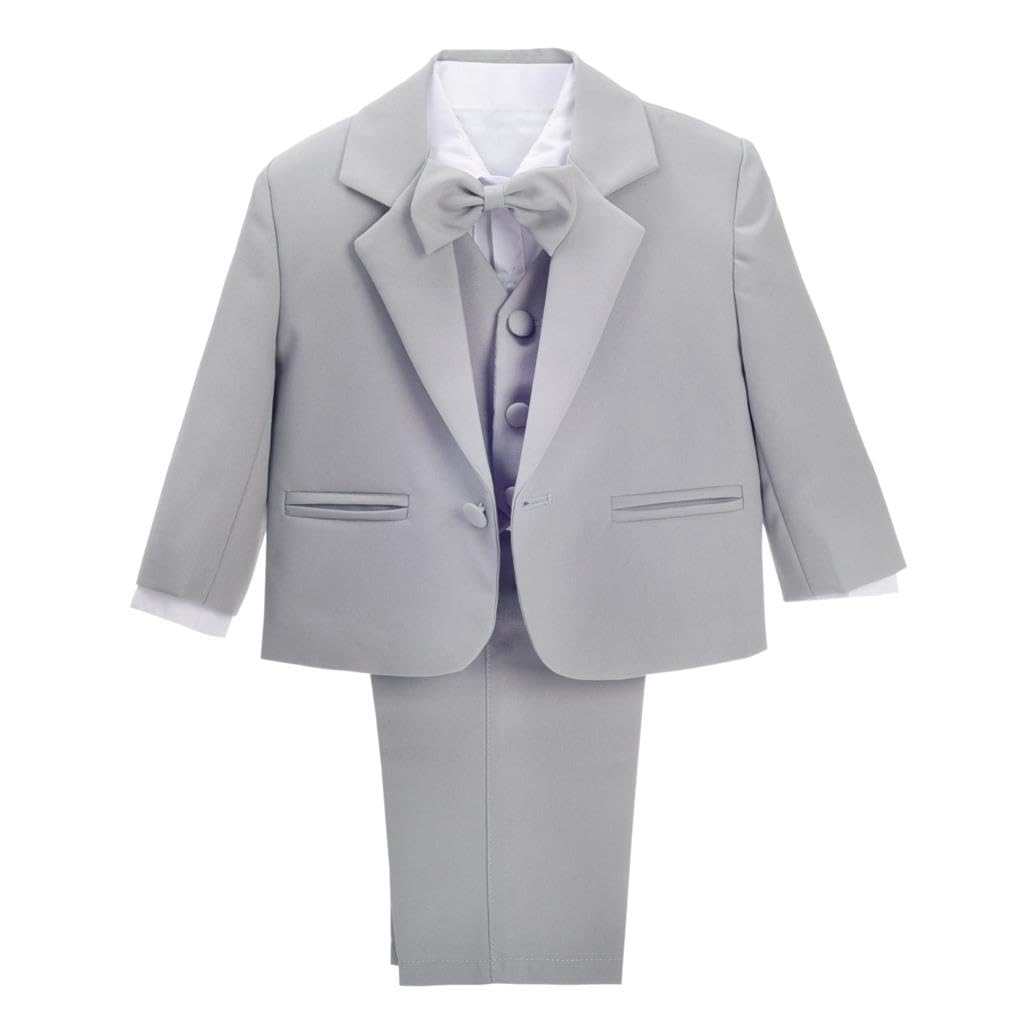 Dressy Daisy Kids Boy' 5 Pcs Set Formal Tuxedo