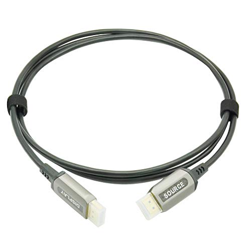 Jeirdus 10meters AOC HDMI Fiber Optic Cable Ultra HDR HDMI2.0b 18 Gbps,Support 4K60HZ ARC HDR10 HDCP2.2, Dolby Vision, Light Speed Slim and Flexible
