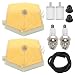 Yermax Air Filter + Fuel Line Filter Spark Plug for Husqvarna 51 55 55 Chainsaw Replace 503 89 81-01 503898101