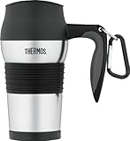 Thermos Vacuum Insulated Stainless Steel Travel Mug, 14-Ounce, Stainless Steel