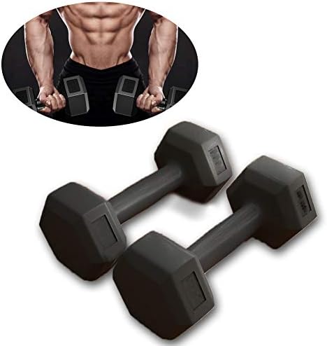 SVNA Hexagonal Dumbbells, Environmentally Friendly and Wearable, Suitable for Fitness and Weight Loss Home Gym (Pair)