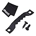 eBoot 100 Pack Sawtooth Picture Frame Hanging Hangers Double Hole with Screws, 1 1/2 Inch (Black)