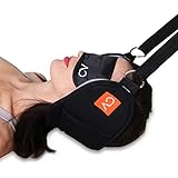OacisLife Head Hammock for Neck and Shoulder Pain Relief | [2019 Updated] Cervical Traction and Stretcher Device for Men and Women with Bonus Eye Mask