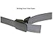 Trekker Web Belt with Metal Free Ratchett Buckle Made in USA by Thomas Bates
