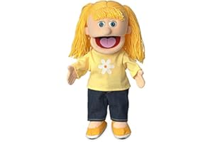 SILLY PUPPETS 14" Katie, Peach Girl, Hand Puppet