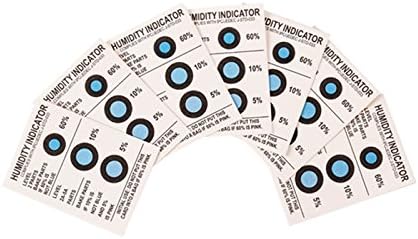 3 spot with humidity indicators at 5%, 10% and 60% relative humidity-Pack20