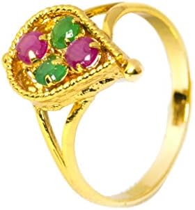 Inka Women's Fashion Coloured Spade 1 Ring