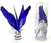 VIAHART Kikbo Kick Shuttlecock Cylinder (Chapteh, Da CAU, Jian Zi) | Great Change-up from Hacky Sack and Footbag (Blue) Includes One Complete Kikbo Shuttlecock and Four Replacement Feathers