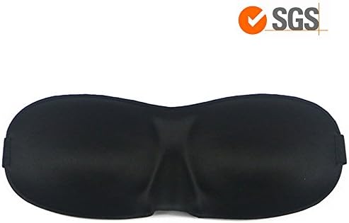 Kinya 3D Sleeping Masks,Travel Mask,Nap,Meditation,Blindfold with Adjustable Strap for Men,Women or Kids,Eye Mask with Contoured Shape and Adjustable