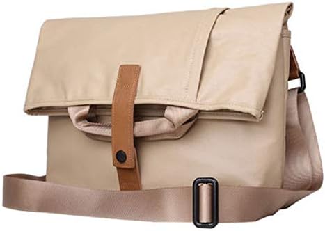 Men's Shoulder Crossbody Bag Casual Men's Bag Crossbody Small Cross Bag Backpack (Color : Brown, Size : 32 * 25 * 9cm)