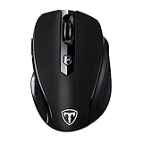 Pictek 2.4G 2400 DPI 5 Adjustable Levels Wireless Optical Mouse with 6 Buttons