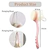 Sunwuun-1-PACK-Back-Scrubber-Body-Brush-Loofah-Dry-Brushing-Body-Brush-with-handle-for-shower-with-Loofah-2-in-1-Multifunction-Bath-Brush-Mesh-Sponge-with-Curved-Handle-for-Men-and-Women Sunwuun 1 Pack Back Scrubber Body Brush Loofah Dry Brushing Body Brush with Handle for Shower with Loofah, 2-in-1…