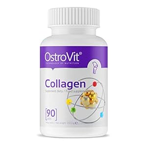 Ostrovit Hydrolysed Collagen Tablets | Removes Wrinkles | Supports Hair Skin Nails Bones Joints | Beautiful Skin | Recovery Regeneration | Sport Supplement (90 Tablets = 1 Bottle)